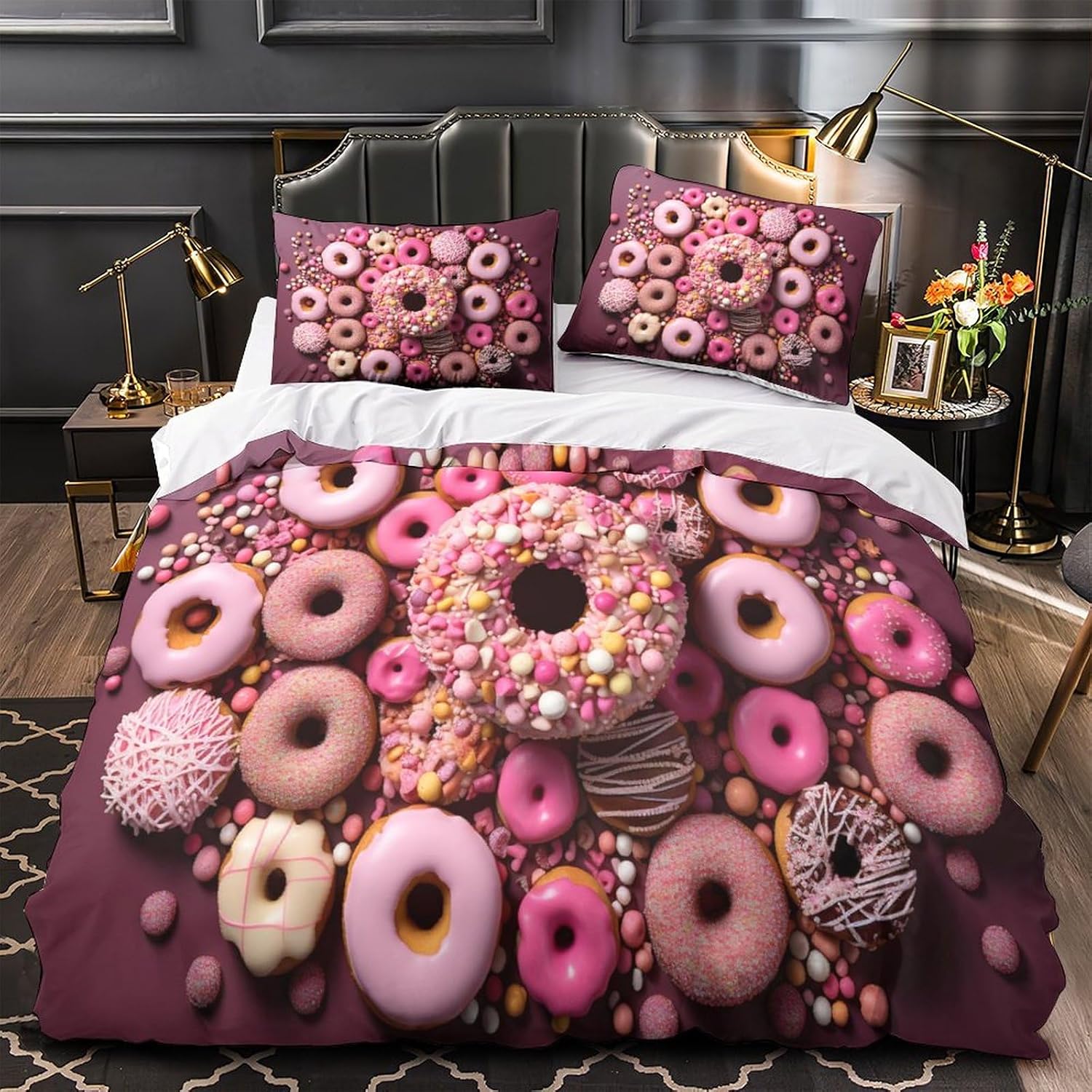 Quilt Cover with 3D Print Duvet Cover Sham Set with Zipper and Corner Ties Ultra Soft Quilt Cover with Zipper Closure Winter Soft Duvet Cover for Men Kids Full（203x228cm）