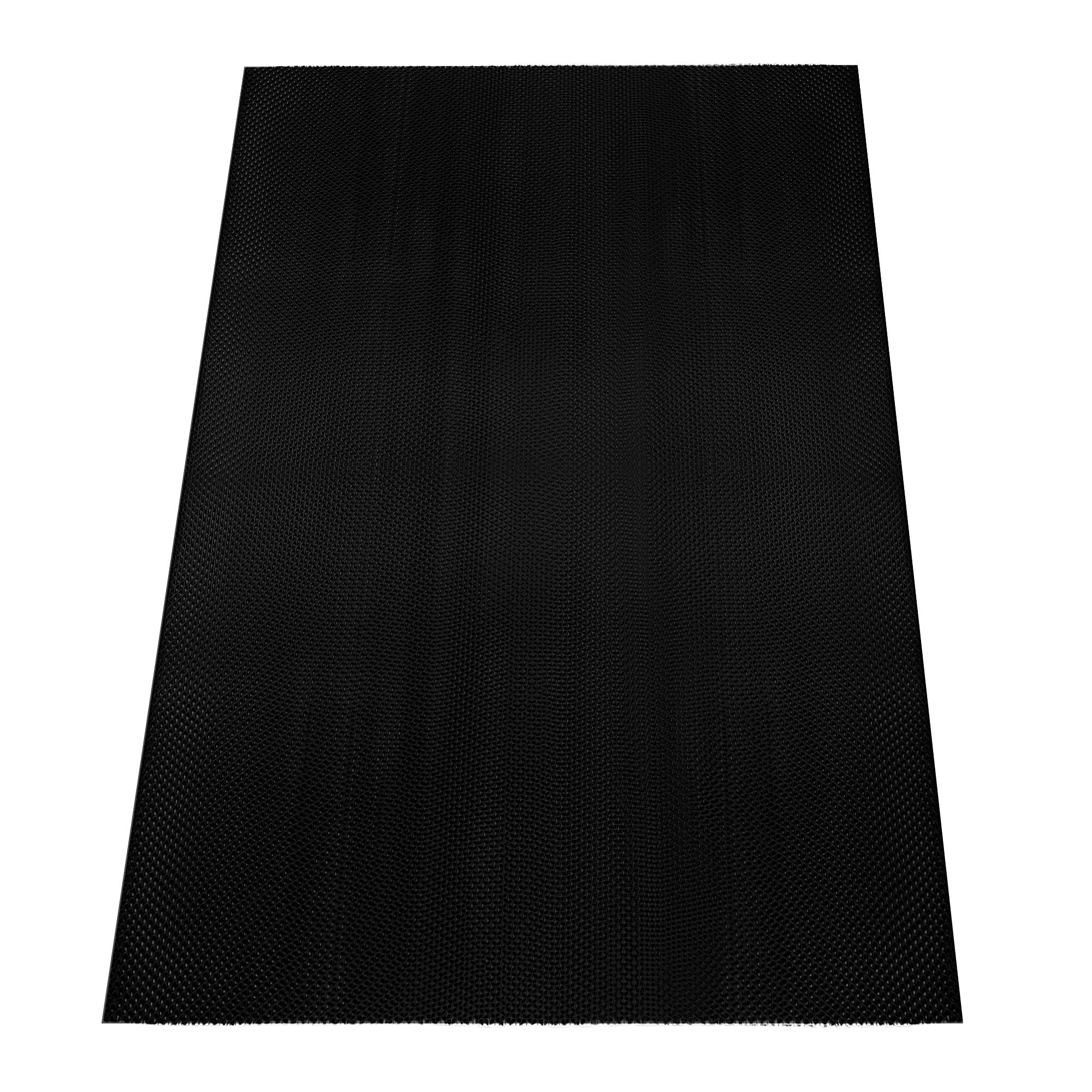 Thick PVC Drainage Floor Mat 3FTX10FT Black PVC Pool Floor Mat