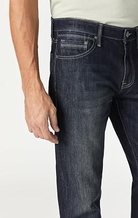 Mavi Men's Josh Bootcut Jeans, Midrise Jeans for Men, Deep Shaded Stanford, Men's Blue Jeans,