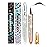 ICORIC Liquid Eyeliner Pen Waterproof, Magic Self-adhesive Long-Lasting Eyelash Glue Pen, Magnetic Eyeliner, No Blooming Quick Drying Magnetic Eye Liner Black Pack of 2