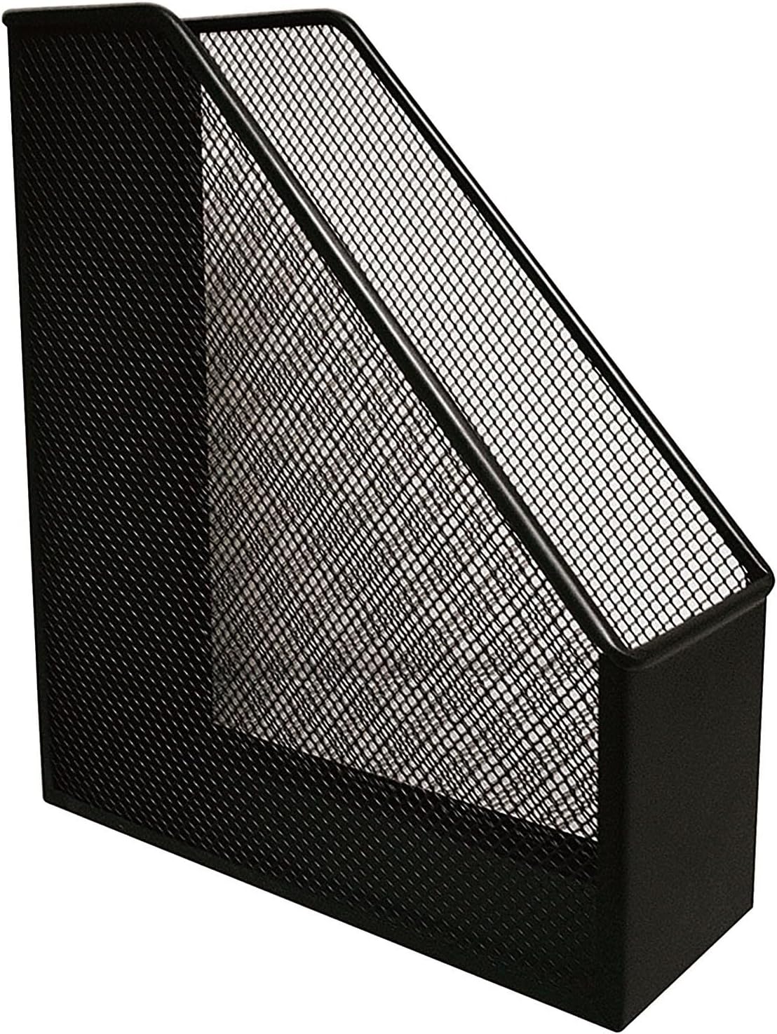 Magazine File Rack Q-CONNECT Metal Black/Document Archiving/Type-for ...