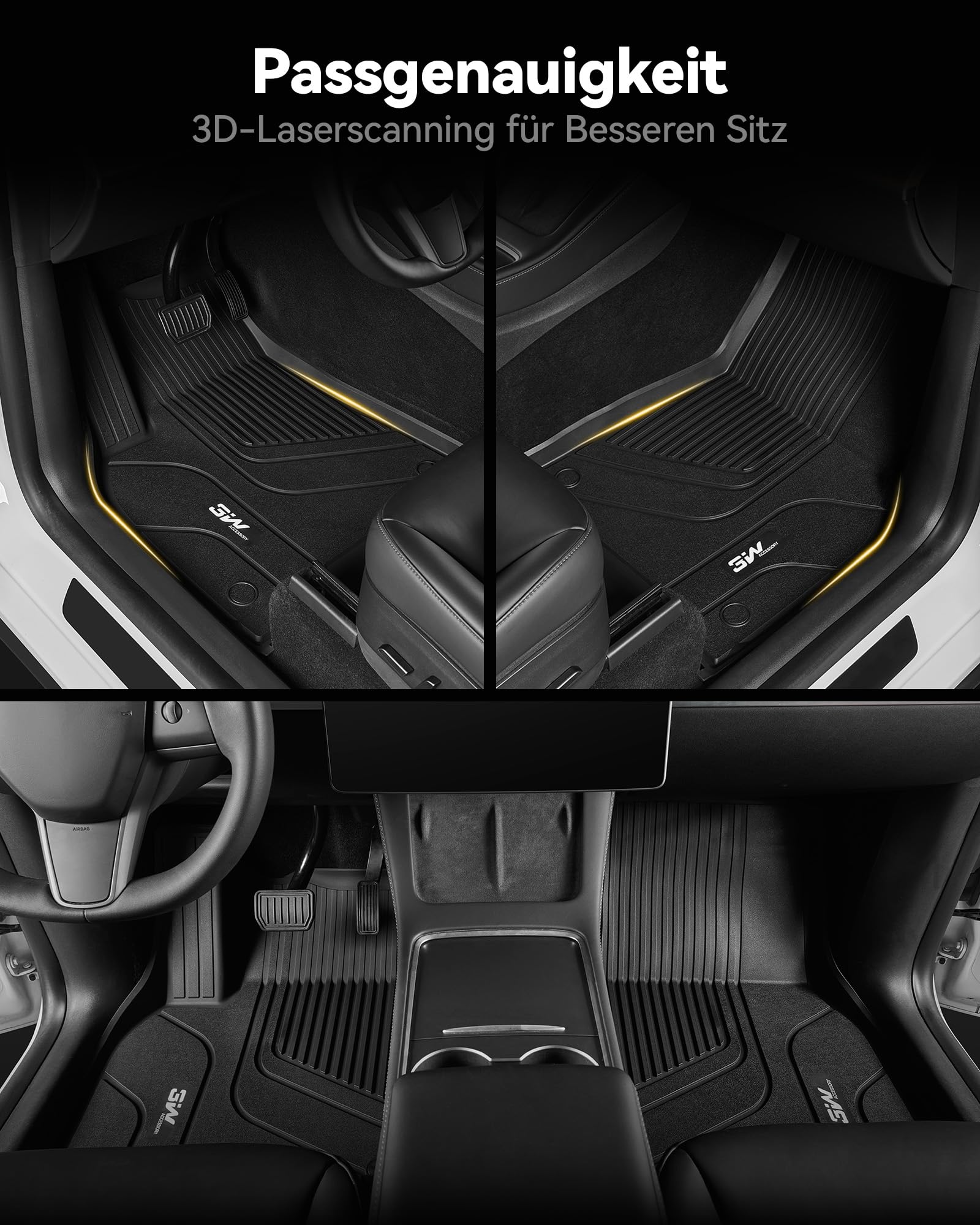 3W Kofferraumwanne für BMW iX i20 2022-2025 2026 | TPE Thorex™ Allwetter | 3D Maßgeschneiderte Passform | Hundefreundlich Auto Zubehör | Wasserdicht & Kratzfest | Antirutsch