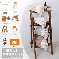 Vista 6 de Evelynen - Juego de 2 toallas de mano turcas para baño y cocina, toallas de mano bohemias con bucles para colgar, para cara, té, plato, cocina