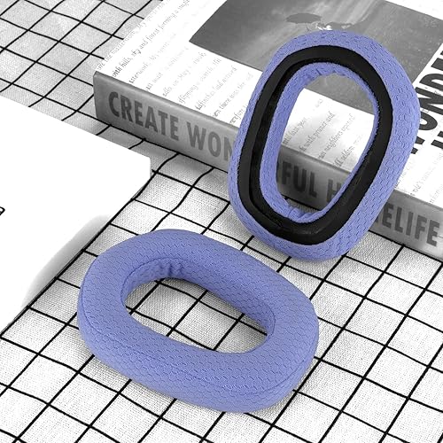 Miniatura 4 de Geekria Almohadillas de repuesto de tela de malla cómoda para auriculares Logitech G435 G335, almohadillas para auriculares, piezas de reparación de