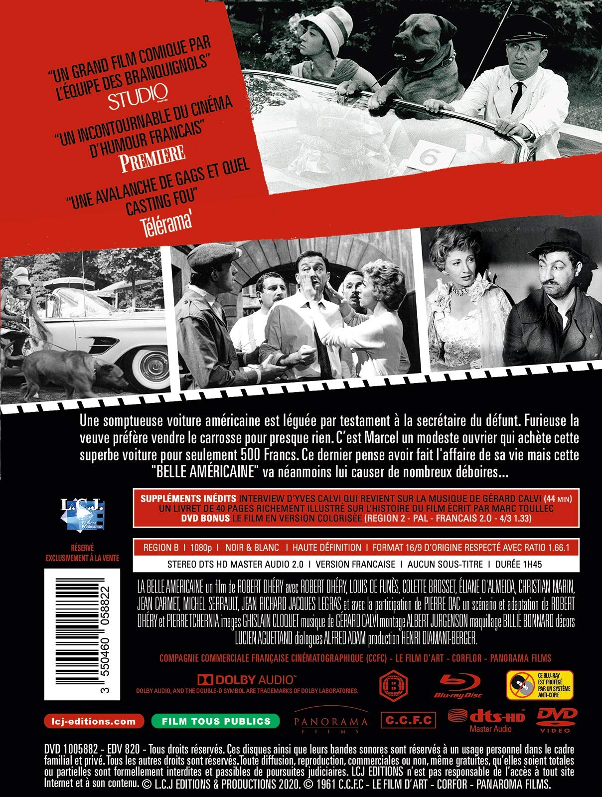 La Belle américaine [Blu-Ray] [Edition Mediabook Collector]