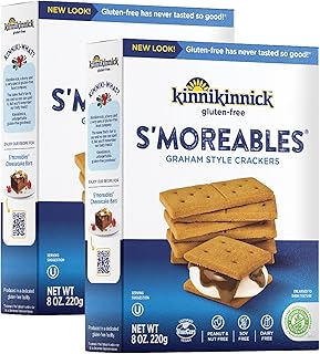 Kinnikinnick - S'moreables Graham Style Crackers - Gluten Free, Allergy ...