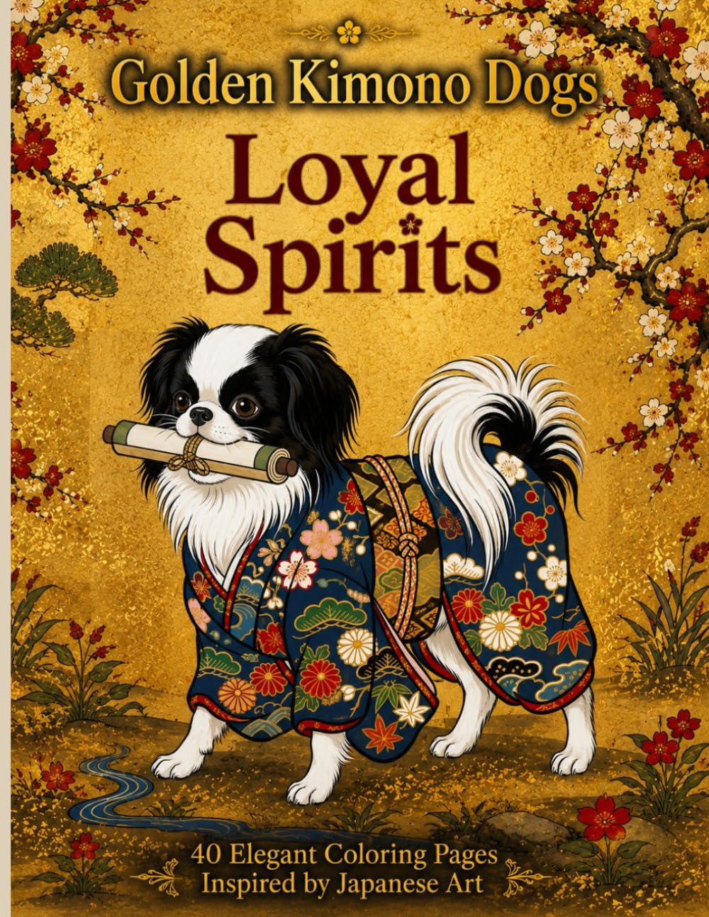 Golden Kimono Dogs: Loyal Spirits