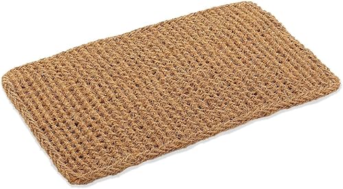 Kempf Dragon Coco Coir tapete de entrada rectangular Beige