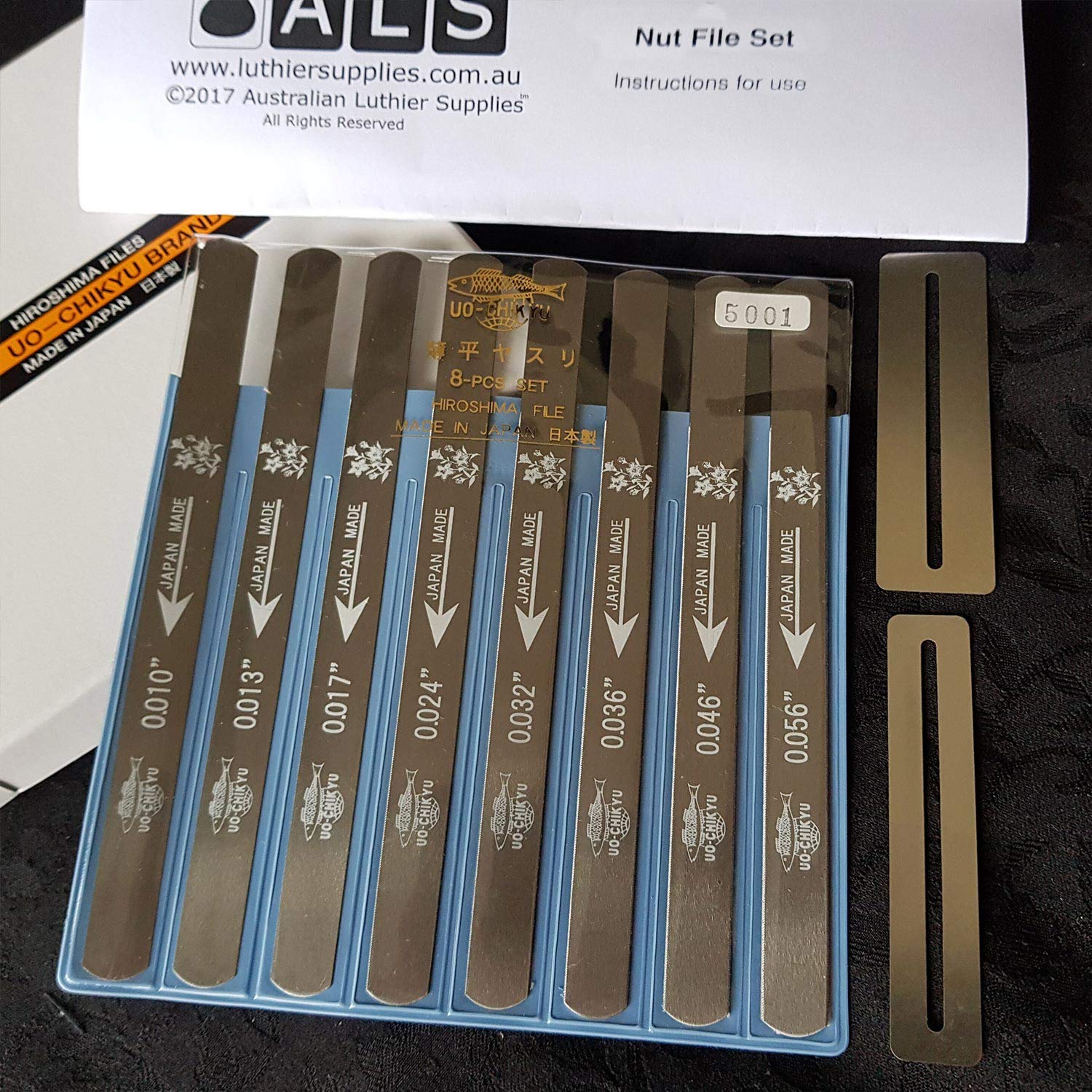 Buy ALS Guitar Nut File Set 8Piece 1056 with Instructions (Bonus