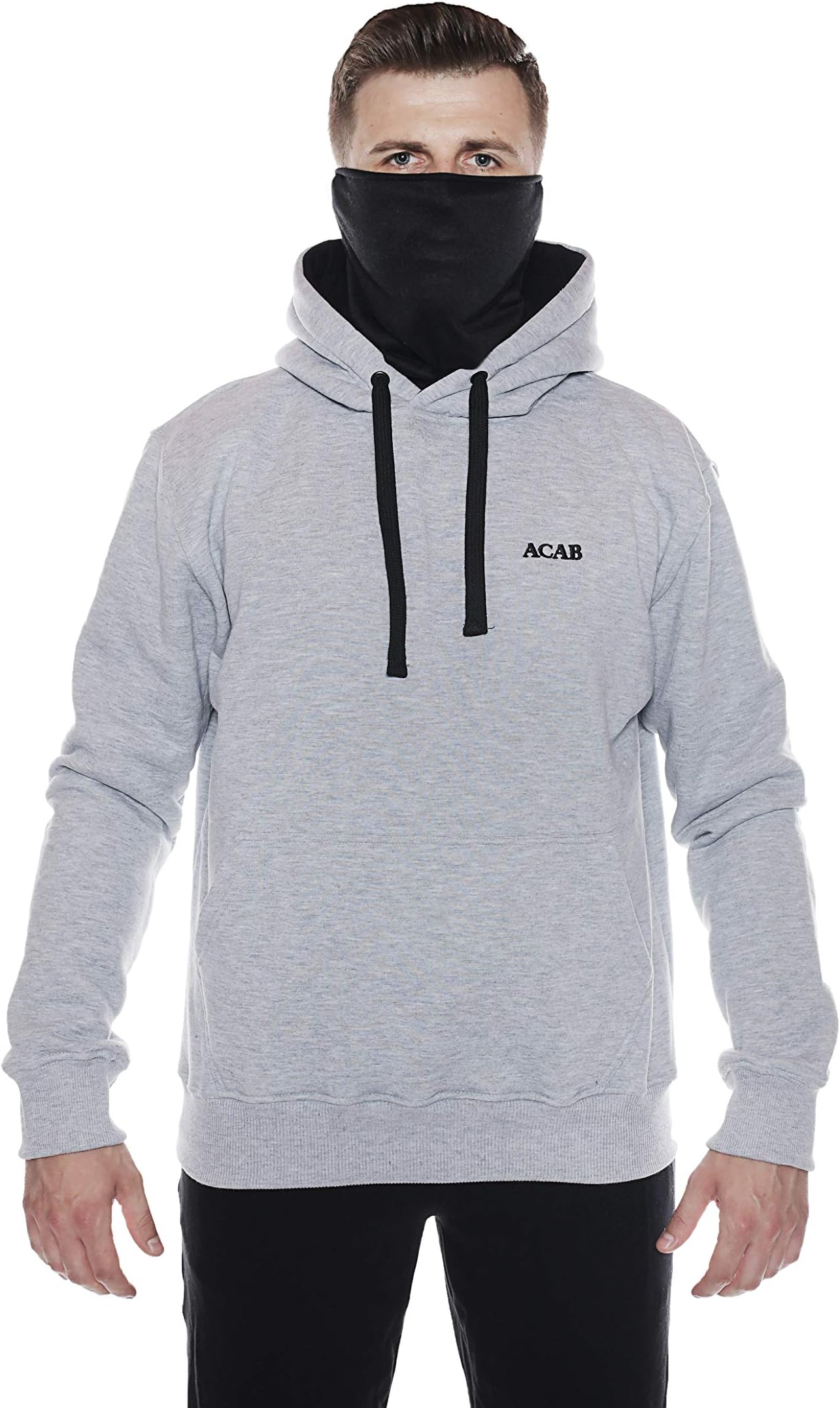 Ninja Ultras Hooligan ACAB Riot Hoodie with Integrated Balaclava L12