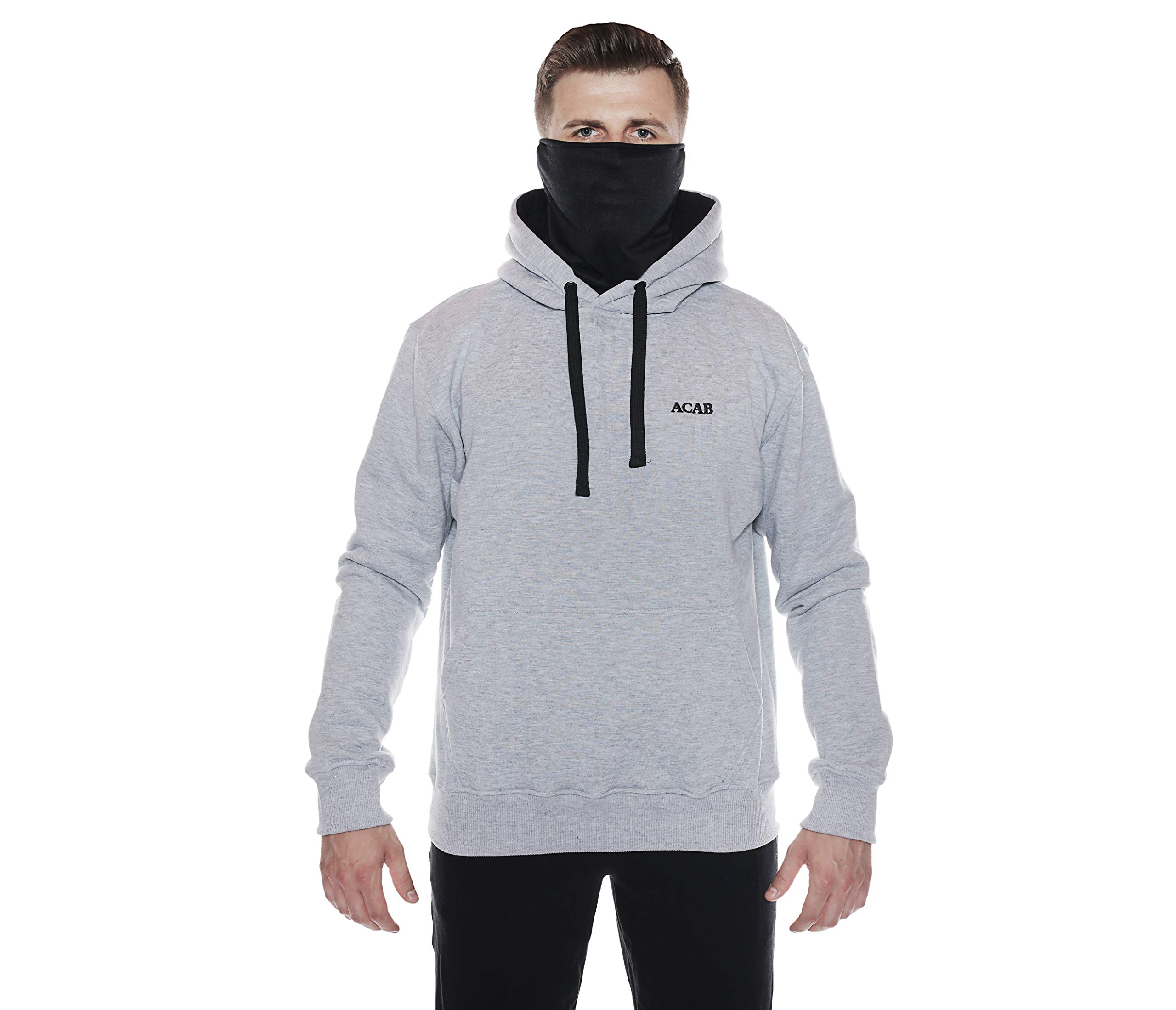 Ninja Ultras Hooligan ACAB Riot Hoodie with Integrated Balaclava L12