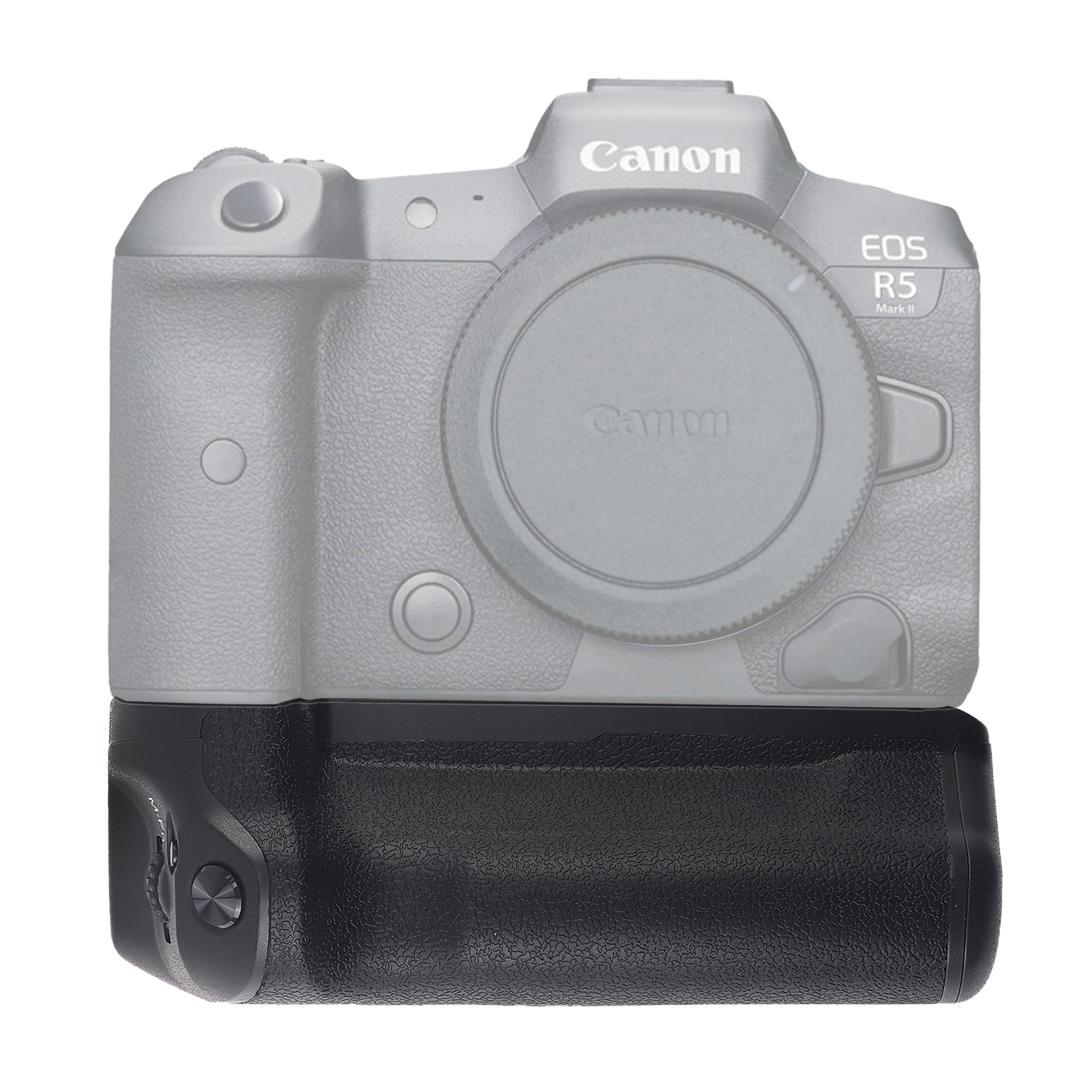 FOTGA Impugnatura verticale per fotocamera Canon EOS R5 Mark II, R6 Mark III, R6 Mark II, R5, R6, R6, ricambio per BG-R20, supporta fino a due batterie LP-E6/LP-E6N/LP-E6NH, ideale per formato