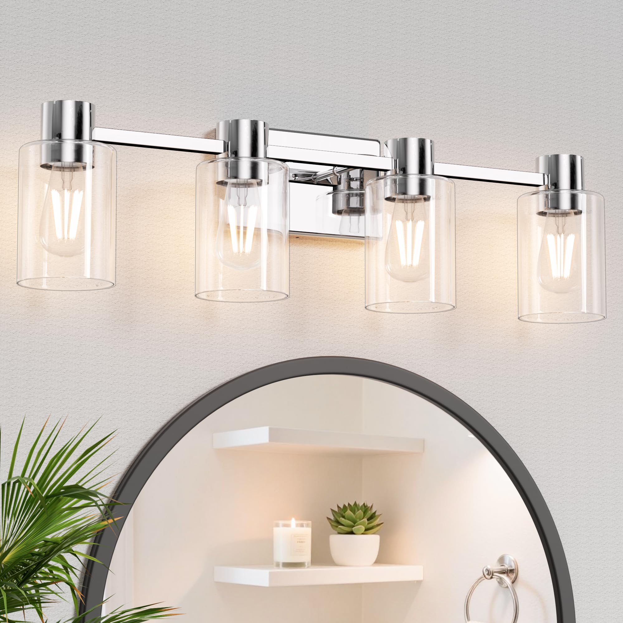 Esfos 4-Light Modern Vanity Light Fixtures