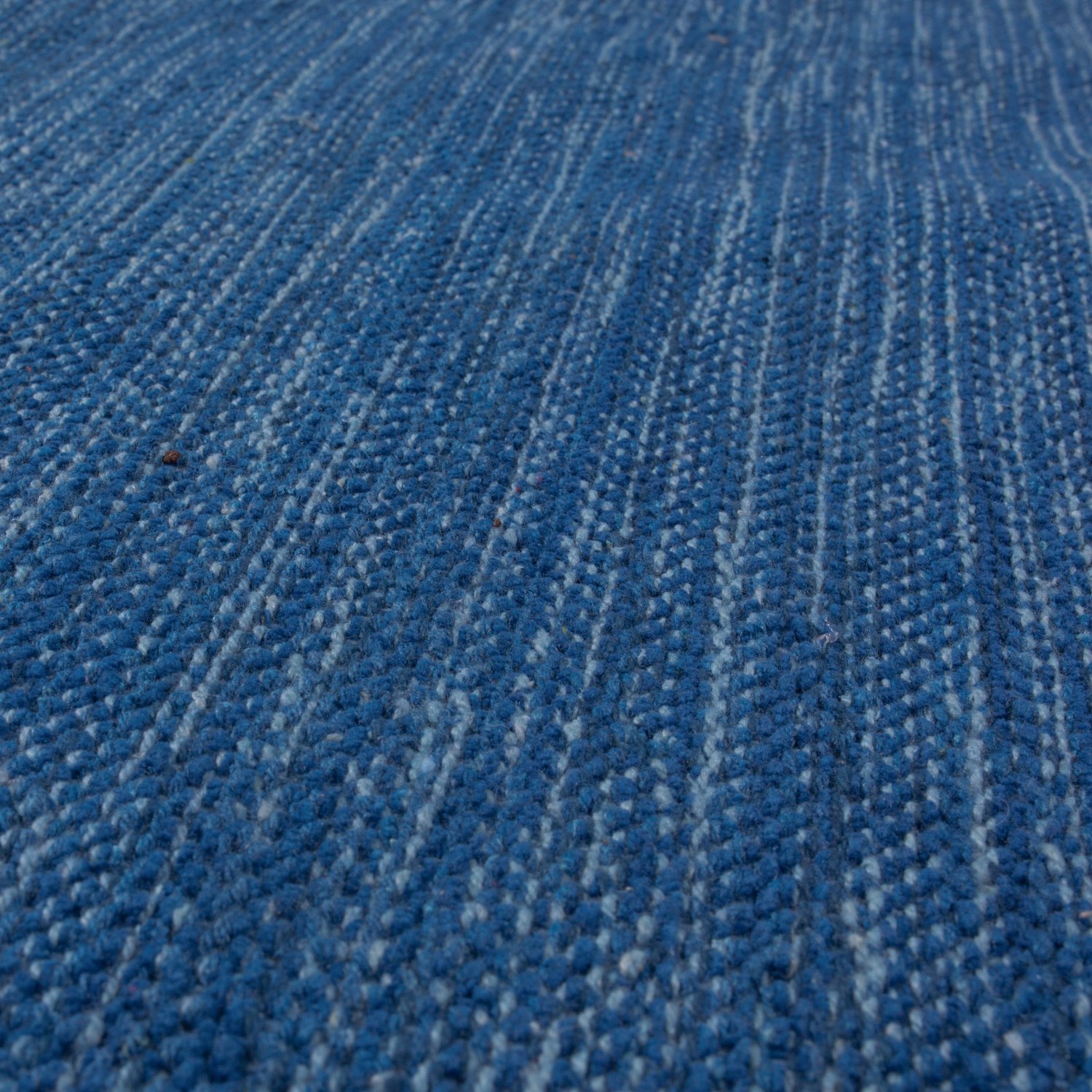 TT Home Tapis Créateur Tapis Tissé Kilim Tissé Main 100% Coton Moderne Chiné Bleu, Dimension:160x220 cm