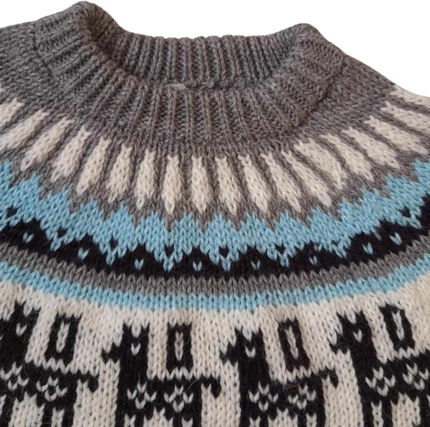 Gamboa Alpaca Sweater Women Light and Softness Wool Pullover Fair Isle Knitted Fall Winter Sweaters - Image 6