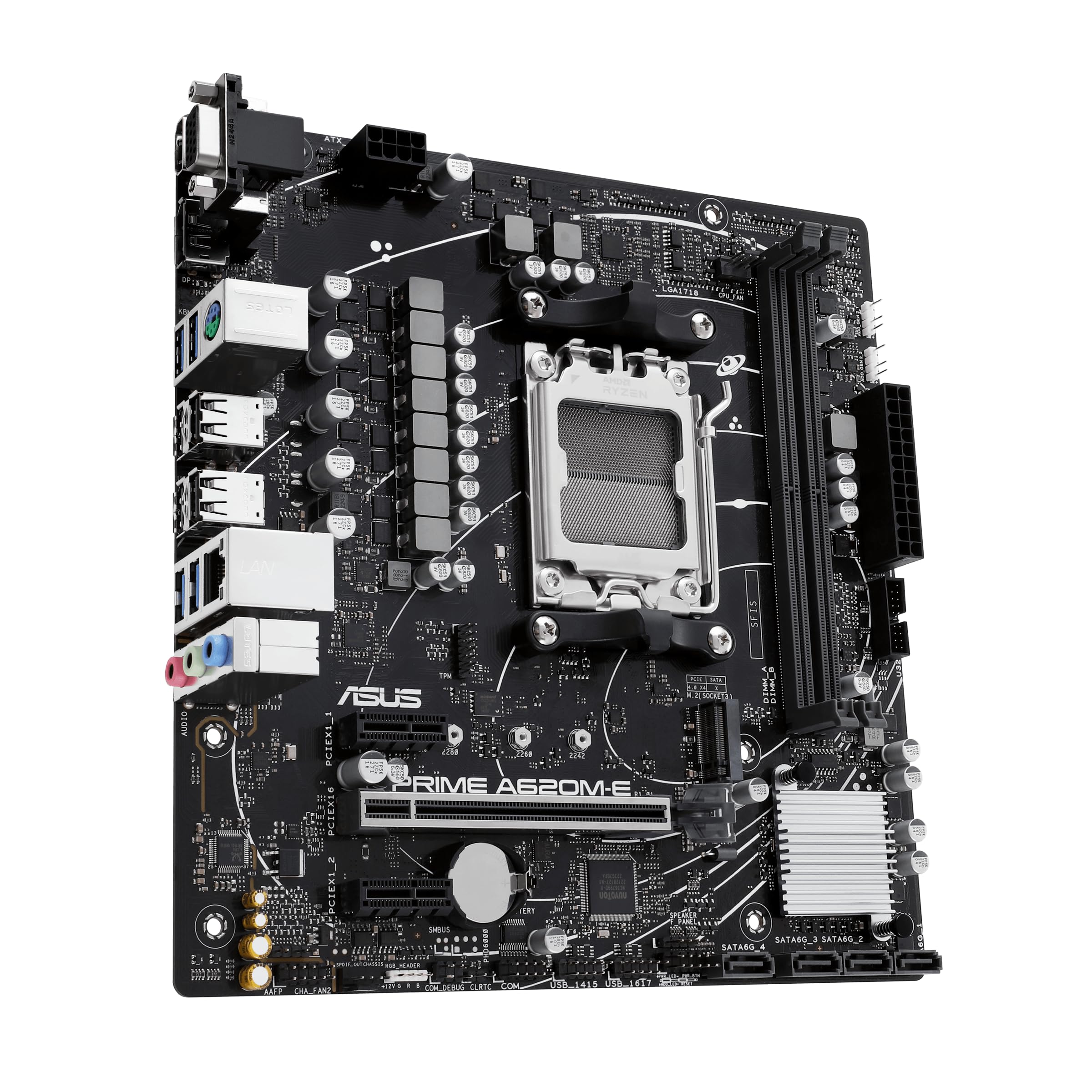 Asus Prime A620M-E-CSM Mainboard Sockel AMD A620 (Ryzen 7000 – Bild 6