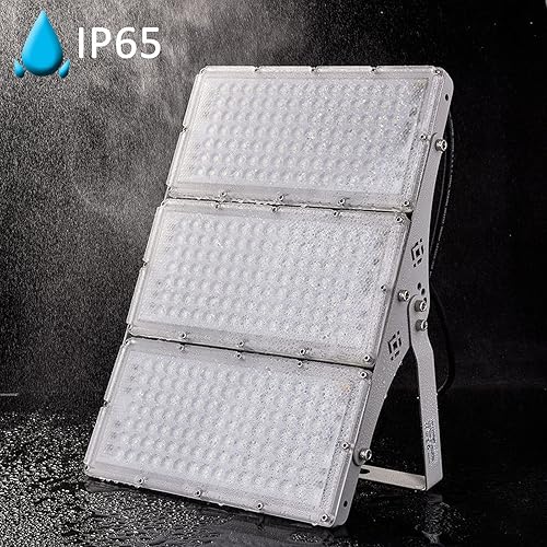 Miniatura 10 de papasbox 10 luces de inundación LED de 300 W para exteriores, 24000 LM, luces de seguridad para exteriores, 3000 K, luces LED blancas cálidas, IP65
