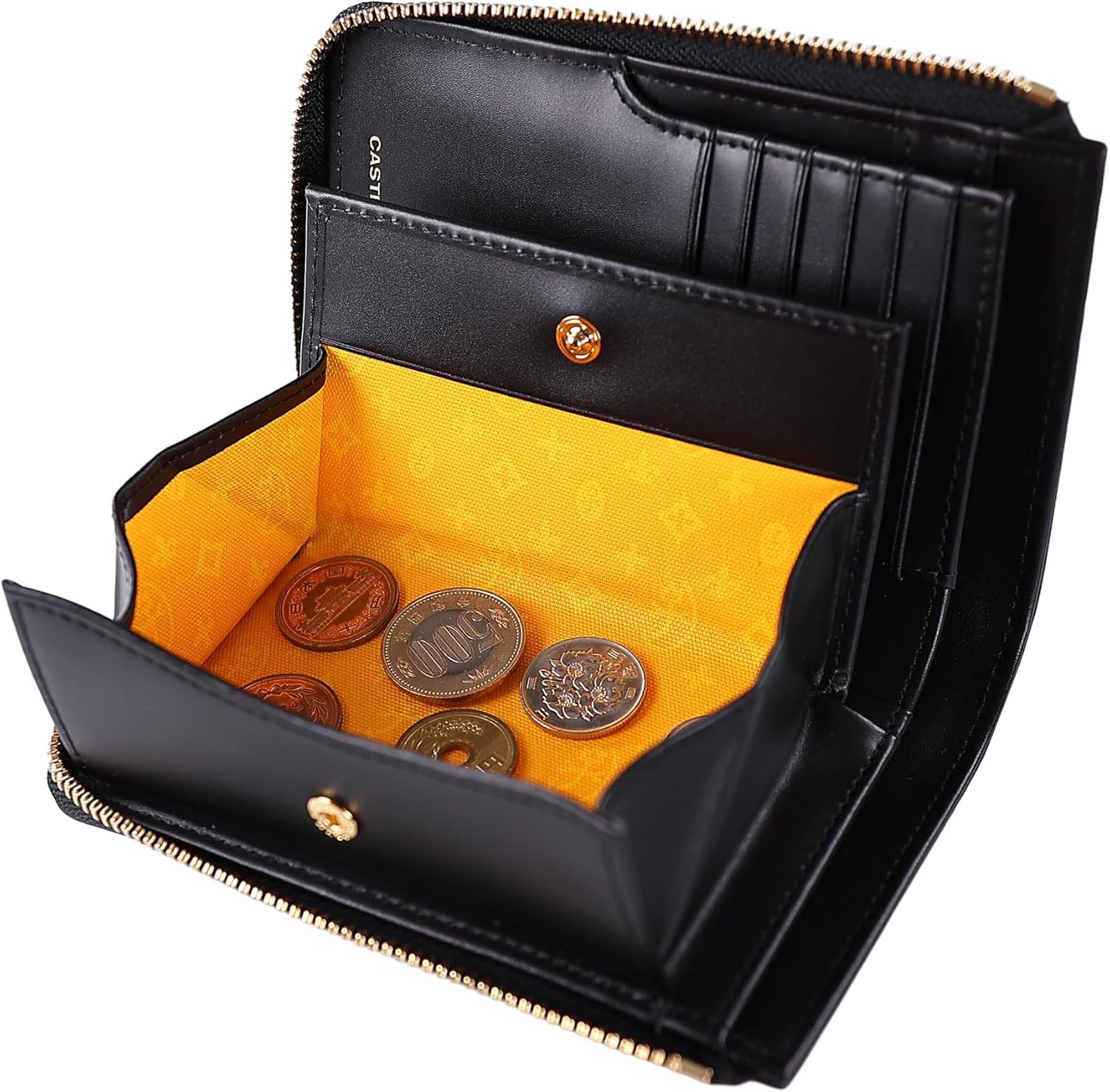 Amazon | [カステルバジャック] 二つ折り財布 小銭入れあり コメット