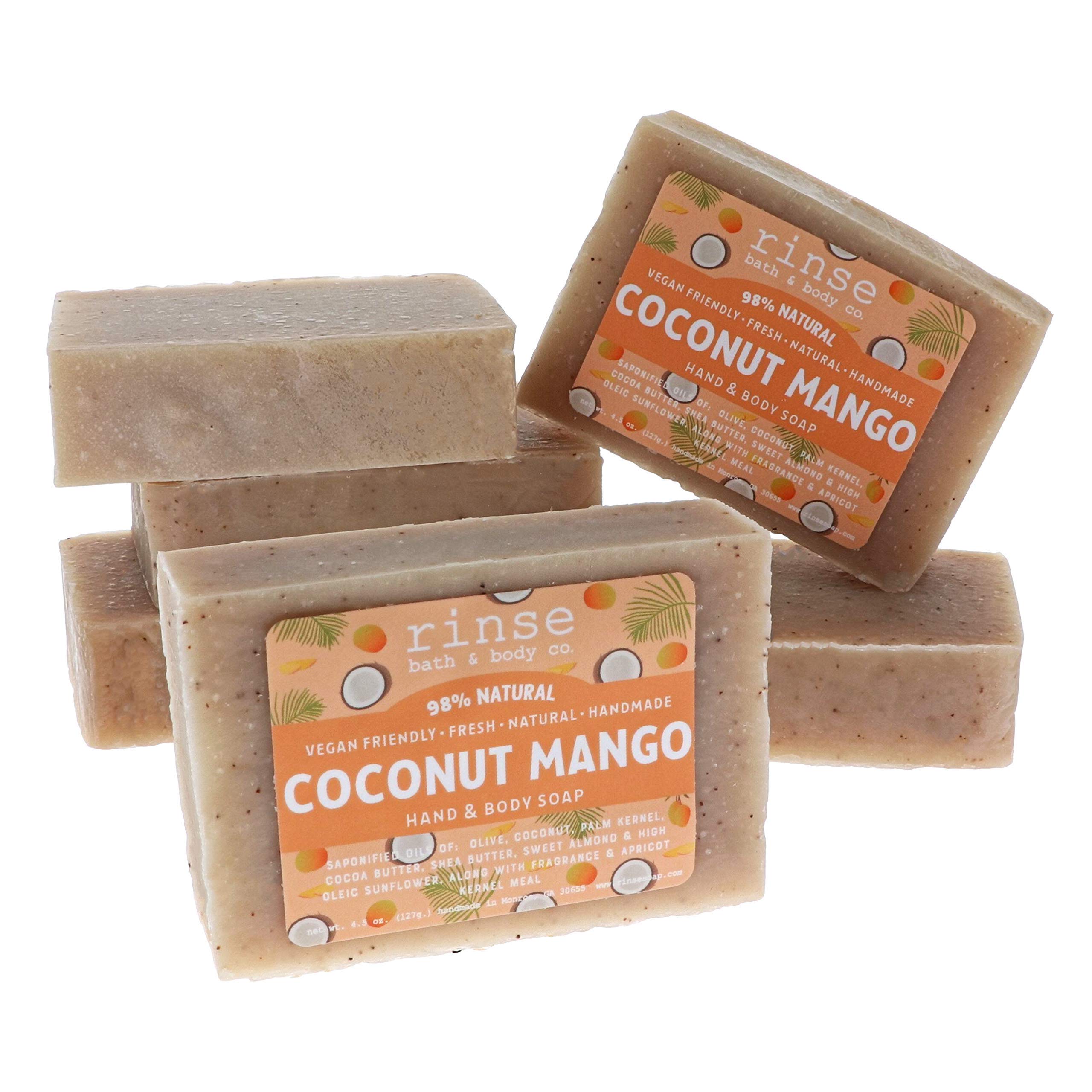 Coconut Mango Natural Handmade Soap Boxed