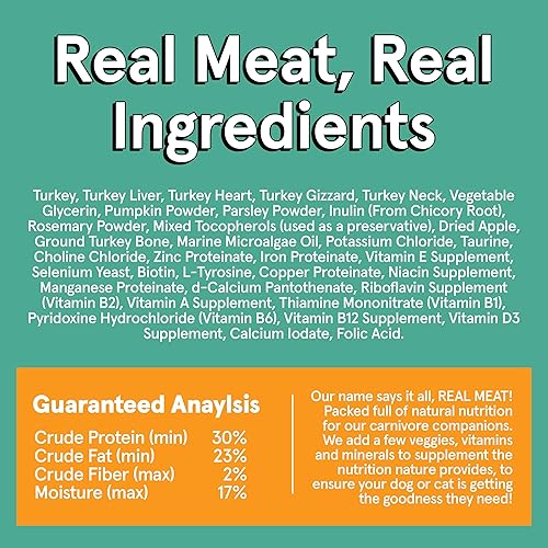 Miniatura 31 de Real Meat - Alimento para perros secado al aire con cordero y pescado real, bolsa de 5 libras de alimento real para perros de carne real sin granos