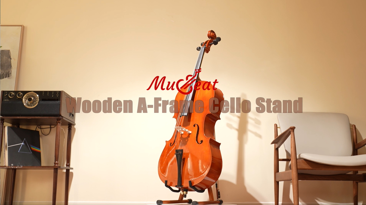 Support De Violoncelle - HURRISE - Pliable Et Réglable - Métal Robuste