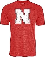 Vista 38 de Blue 84 NCAA - Camiseta de triple mezcla con licencia oficial de la NCAA para hombre, color del equipo icono vintage