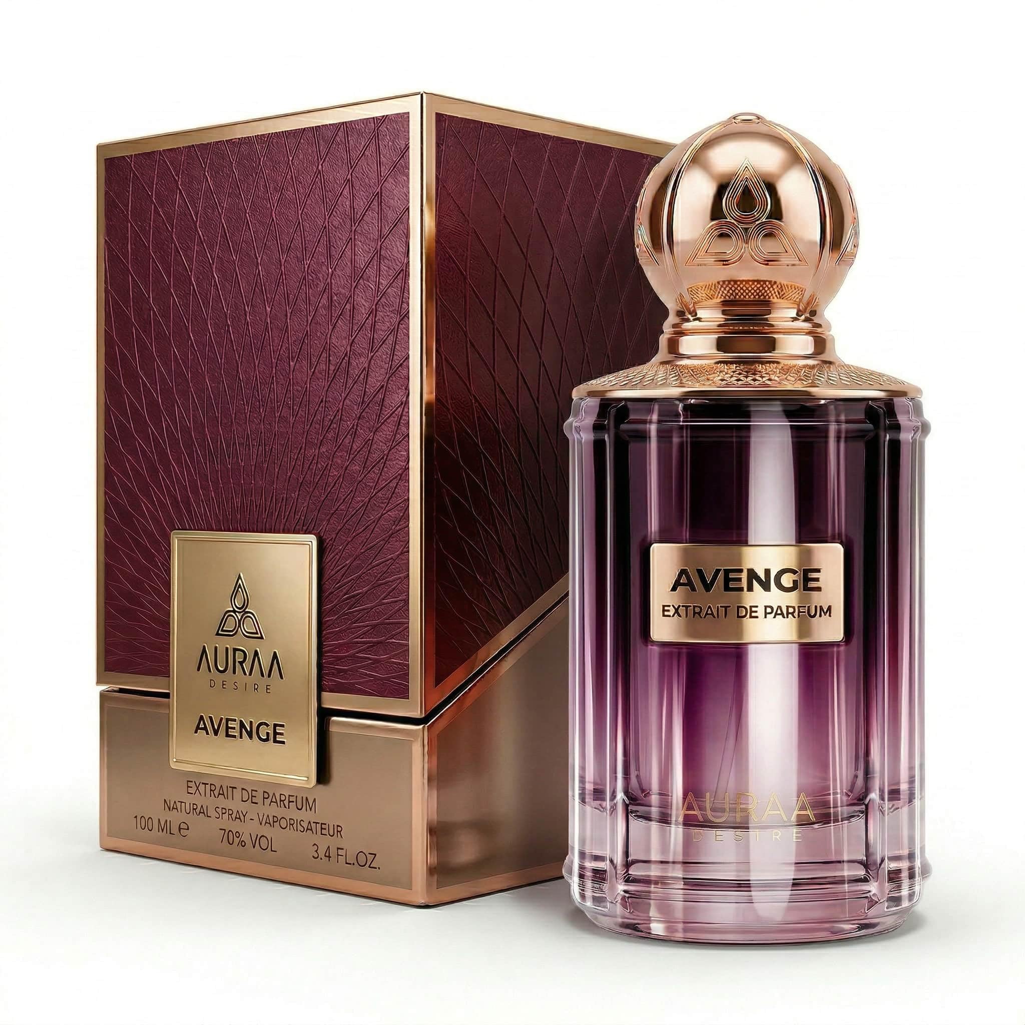 Auraa Desire Avenge Extrait De Perfume 100ml di - Profumo Floreale Fruttato - Profumo Extrait per Uomo e Donna