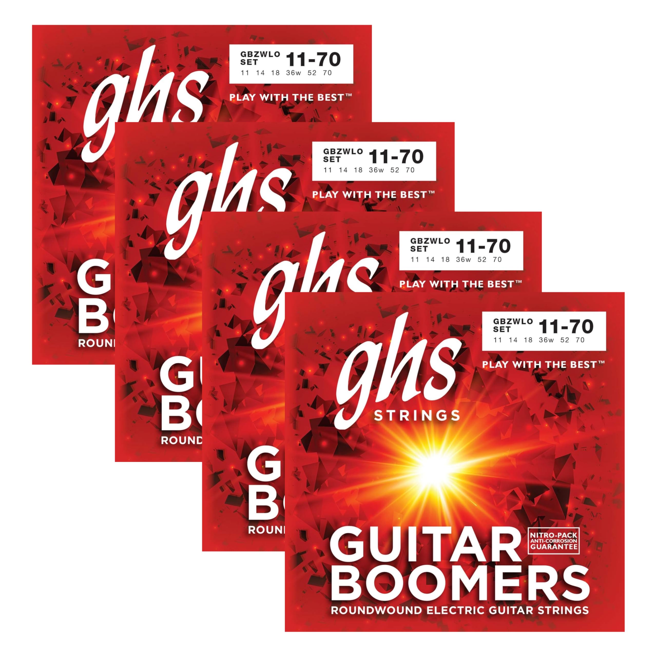 GHS GBZWLO 011-070 E-Gitarrensaiten (4 Stück)