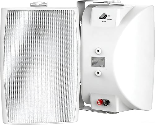 Miniatura 9 de Herdio Altavoces Bluetooth para exteriores de 4 pulgadas y 200 vatios, Bluetooth 5.3, emparejamiento estéreo TWS, sistema de altavoces de montaje en