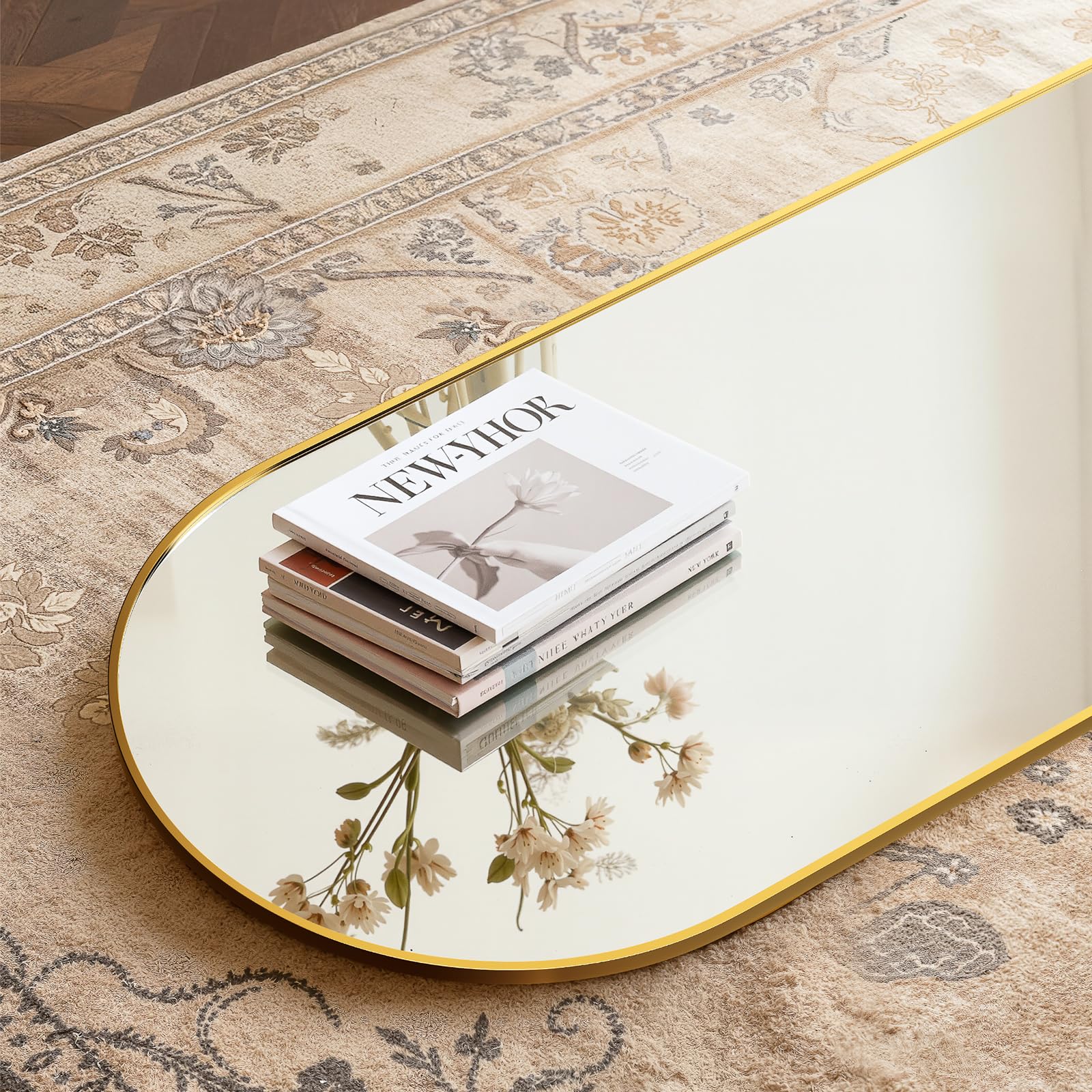 Acrylic vs Glass Mirror: Which Is Right for You? (2026) 1 SimpleDeluxe Simple Deluxe Arched Full Length Mirror, 71'x26'Large Floor Mirrors — product photo