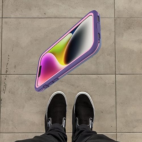 Miniatura 3 de OtterBox Funda impermeable de la serie FRE con MagSafe (diseñada por LifeProof) para iPhone, embalaje no minorista (morado valor, iPhone 14 Plus)