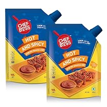 ChefBoss Hot & Spicy Sauce, 400g (Pack of 2) | Stir Fry Sauce & Dip