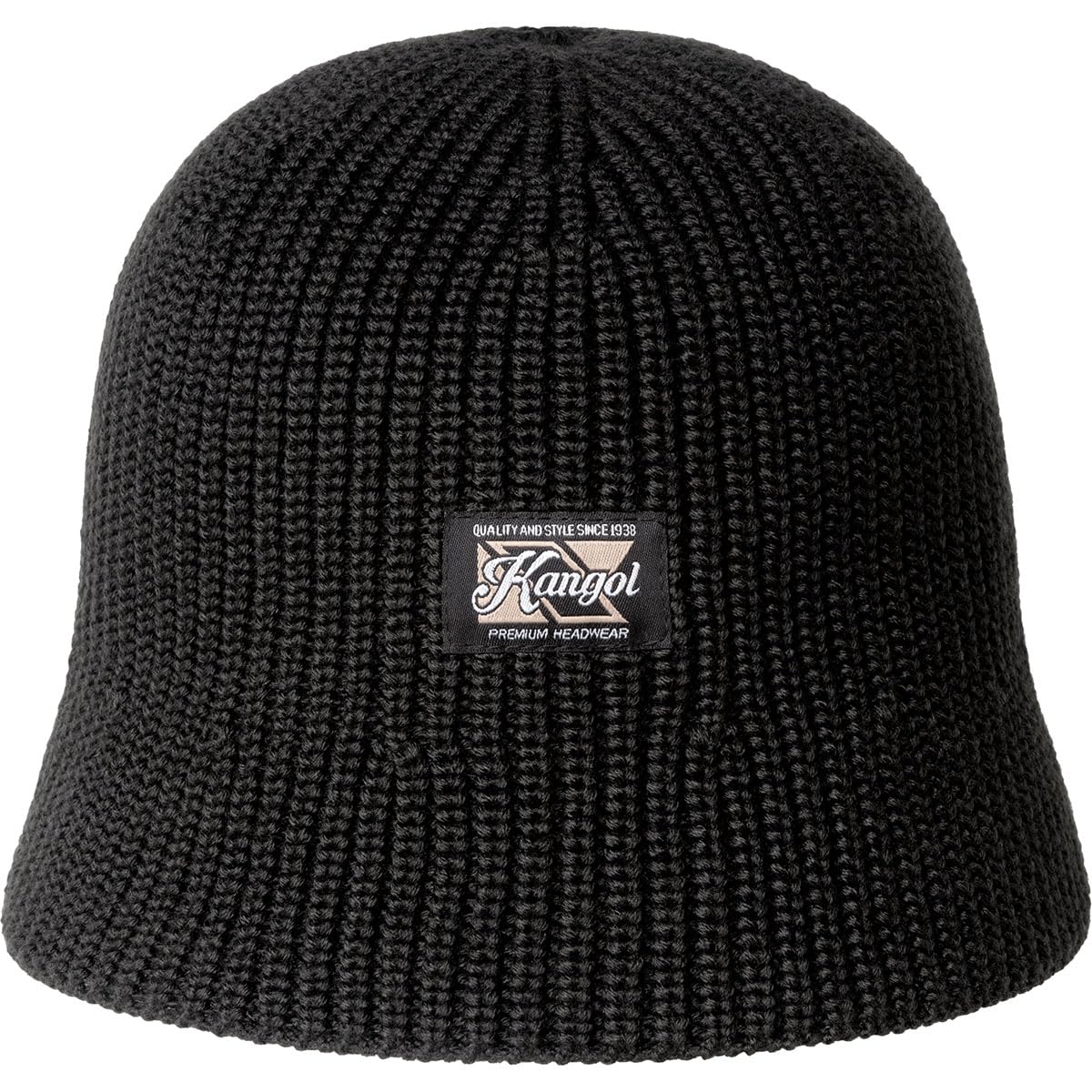 Kangol Washed Knit Bucket - Black / 1SFM Bucket Hat One Size Fits Most