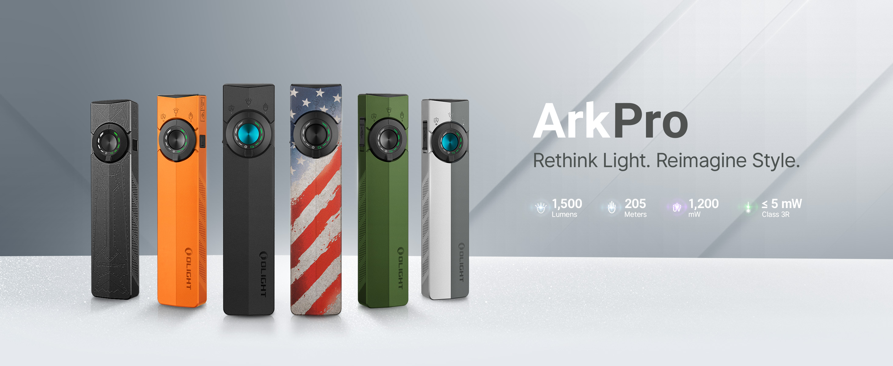Olight ARK PRO　他 LEDランタン30000MAH 2点ほぼ未使用 OLIGHT ArkPro EDC Flat Flashlight Rechargeable with Green Beam, UV