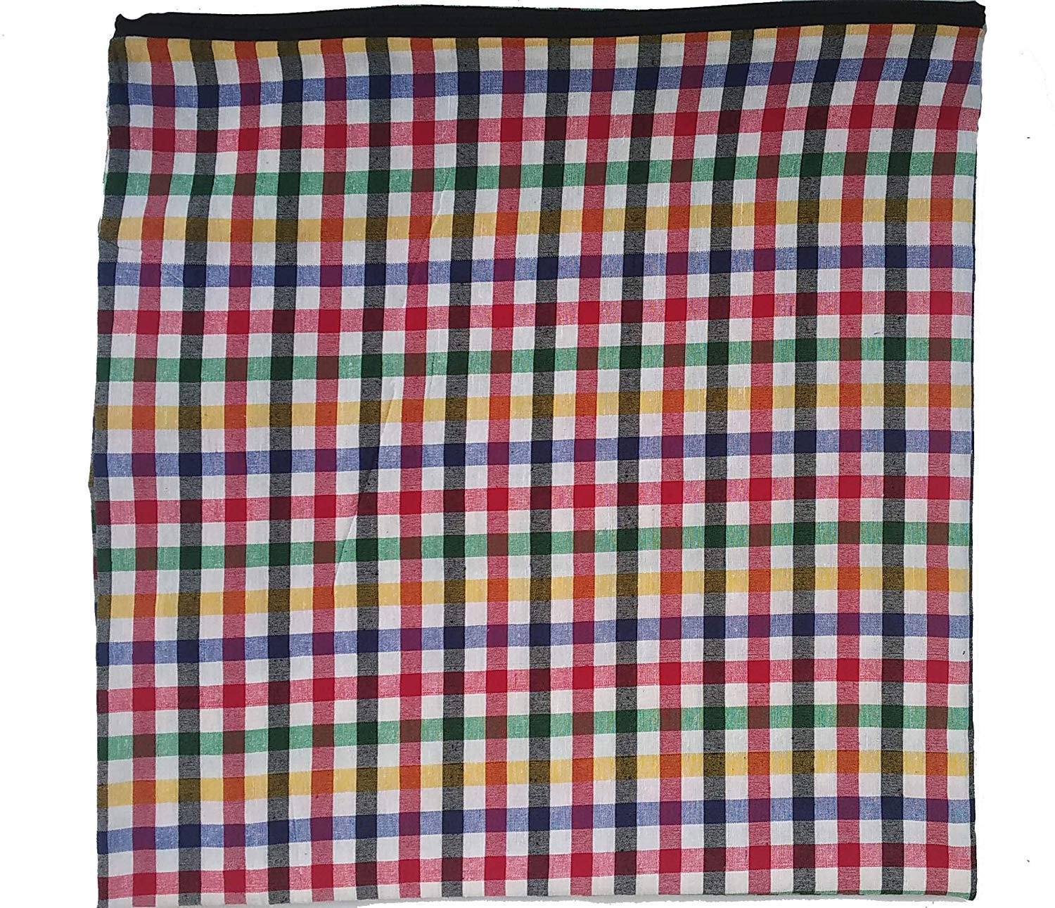 Kiara Furnishing Fairy Down Cotton Mattress Cover with Zip for Single Bed (75 X 36 X 5 Inches, Multicolour)-image-7