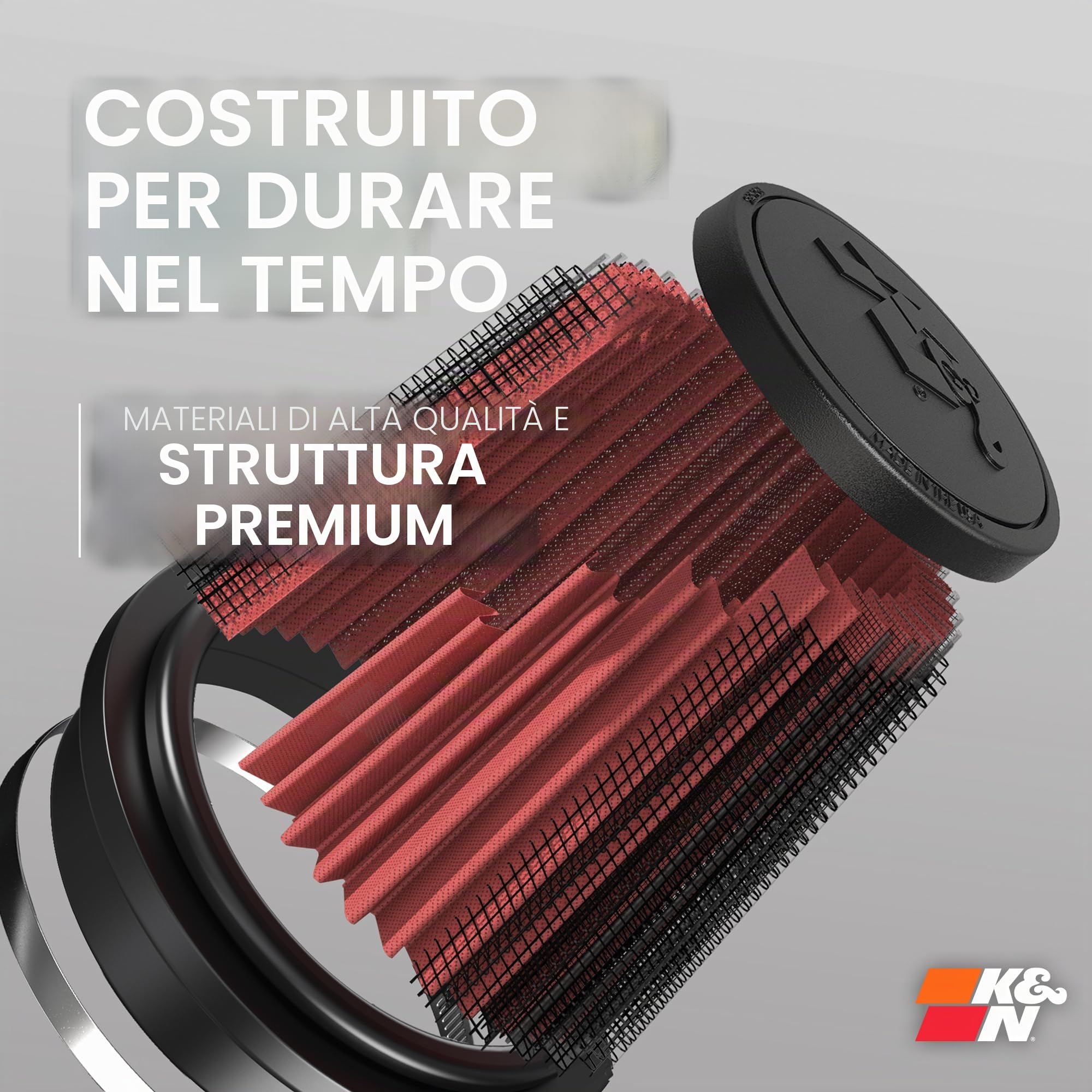 K&N RC-0850 Filtro universale Auto e Moto
