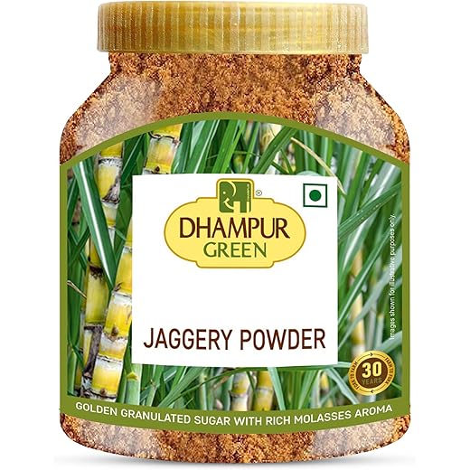 Dhampure Speciality Jaggery Powder, 750G | Desi Shakkar | Chemical Free | Sugar Substitute | Free From Preservatives | No Added Sulphur | Crushed Granular | Nutrient Rich Gud Powder | Hand Crushed Jaggery