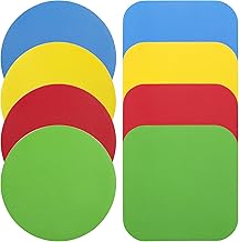 8pcs Jar Opener Grippers, Square and Round Rubber Bottle Opening Pad Multifunctional Non Skid Jar Opener Silicone Heat Resistant Mat Kitchen Coaster for Seniors Women Kids Weak Hands (4 Colors)