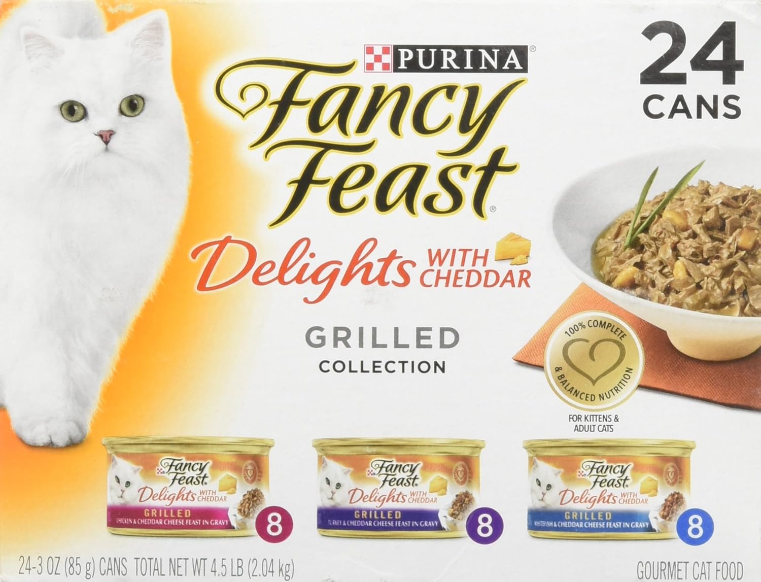 fancy feast with cheese