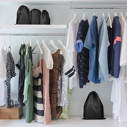 Miniatura 6 de 50 bolsas de polvo para bolsos, zapatos, bolsas de tela no tejida con cordón para el polvo, bolsas con cordón a prueba de polvo, bolsa de