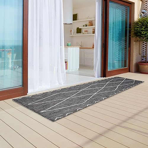 Madison Park Darya - Alfombra turca tejida para interiores y exteriores, para patio trasero, marroquĂ, decoraciĂłn del hogar, resistente a la Madison Park Darya - Alfombra turca tejida para interiores y exteriores, para patio trasero, marroquĂ, decoraciĂłn del hogar, resistente a la