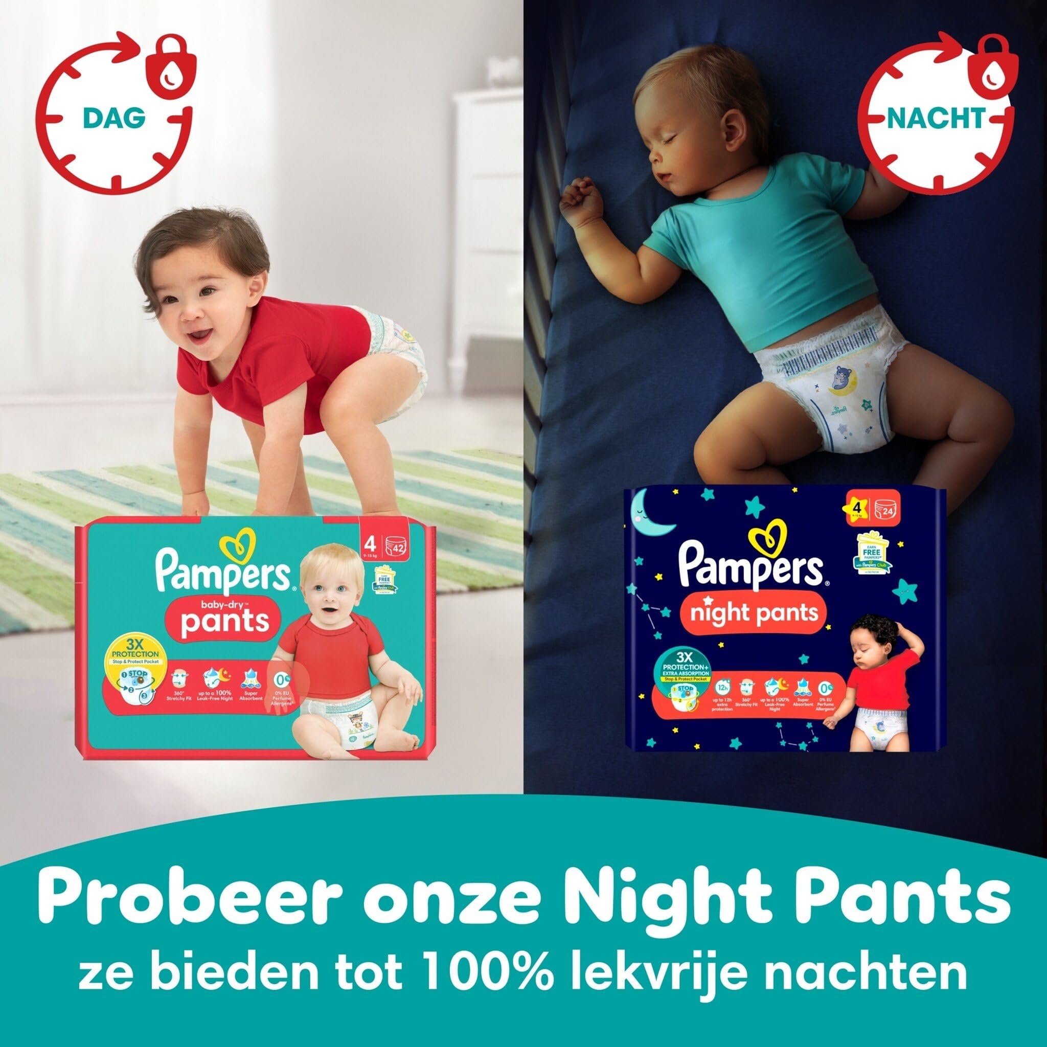 Pampers - Baby Dry Pants - Größe 6 - Mega Pack - 84 Stück - 14/19 KG