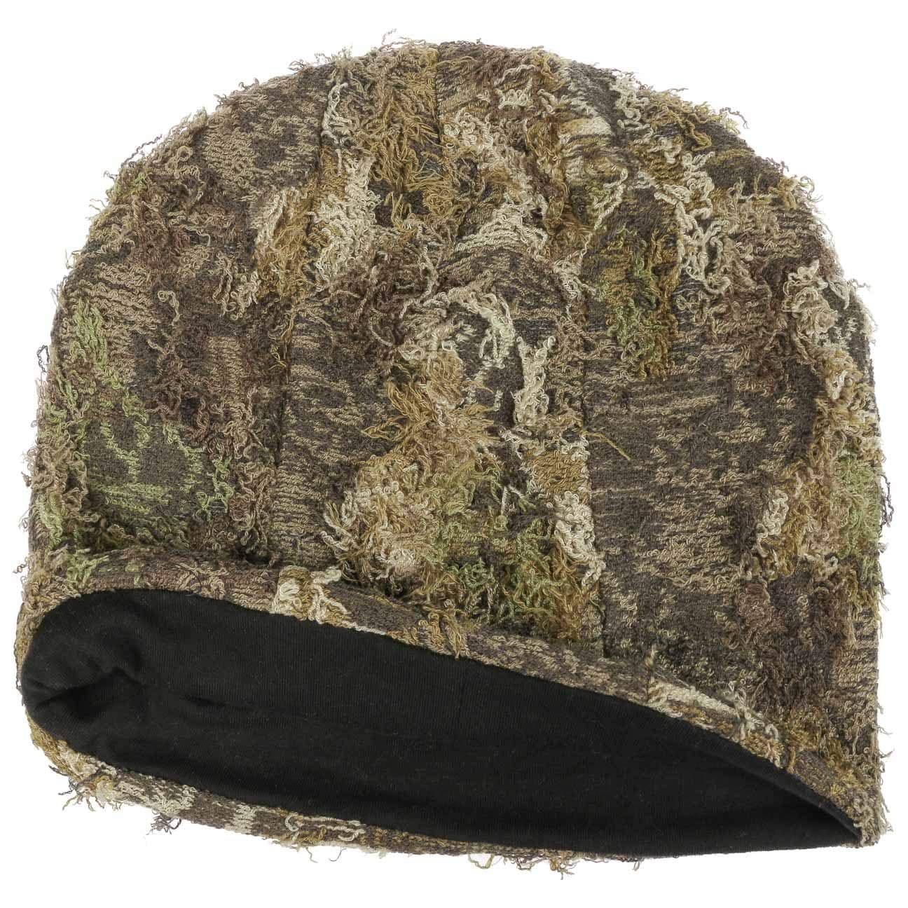 faustmann GERMANY LODENHUT MANUFAKTUR Beanie Rundschal Set Camouflage Fransendekor Damen und Herren Herbst Winter