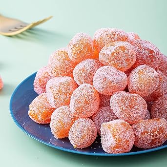 SIJIYUNLI-Ice Sugar Kumquat 300g/10.58oz Candied small citrus,Preserved fruit snacks,Whole fruit Kumquat.As a Snack/Tea companion/Dessert ingredient/Secret ingredient in cooking.