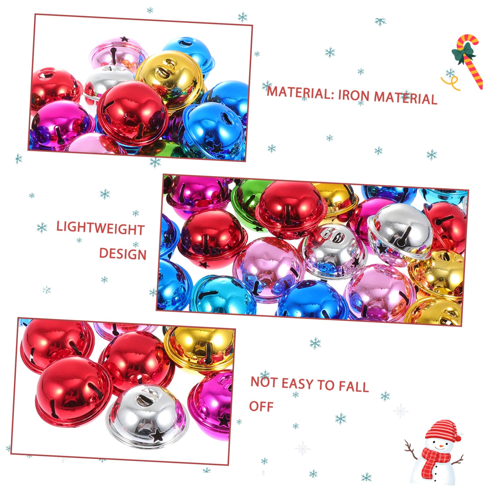 Zerodeko 3 Set Di Campanelli Di Chiamata A Mano Per Animali Domestici Set Di Campanelli Artigianali in Ferro Decorativi Per Natale E Matrimonio 30 Pezzi * 3