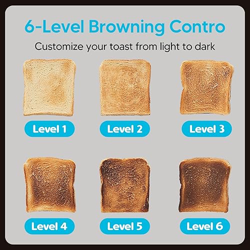 Miniatura 6 de Tostadora de 2 rebanadas (negro)