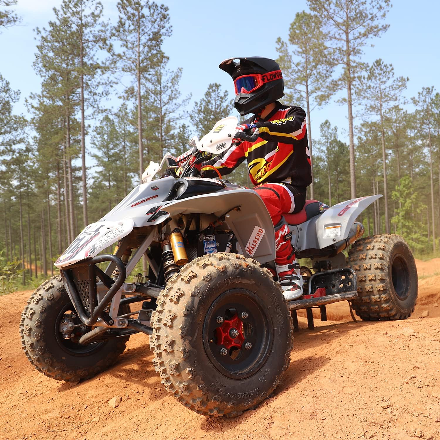 HALBERD ATV Tires, 20x10-9 Sport Quad ATV Tires, 4 Ply 20x10x9 All Terrain Rear Tires Fit All 9” Rims(Pack of 1, Tubeless)