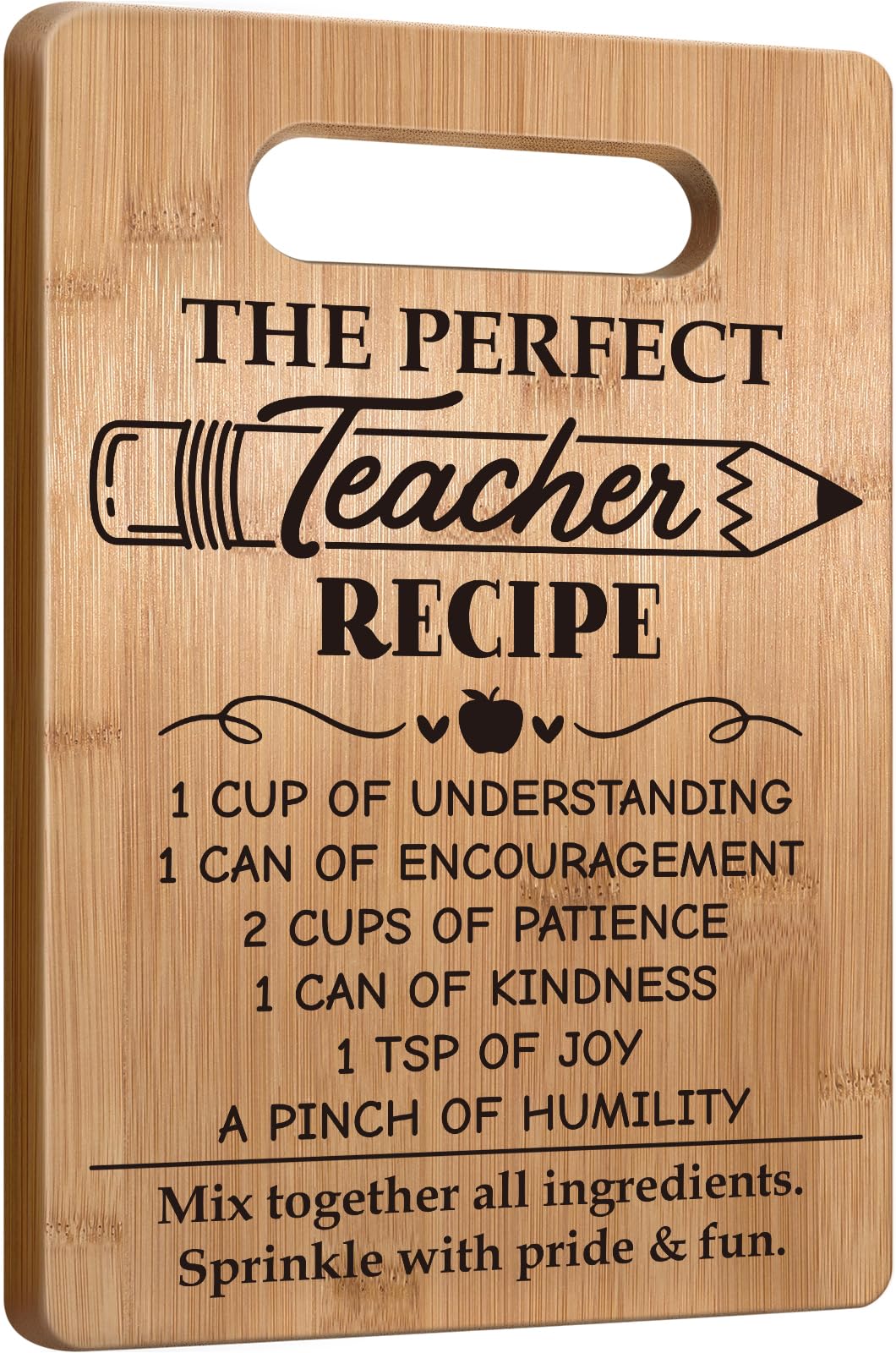 Teacher Appreciation Gifts Thank You Gifts for Teachers Cutting Board Gifts