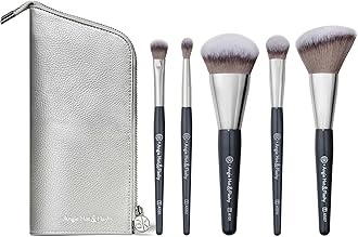 Angie Hot & Flashy Travel Brush Set with Pouch