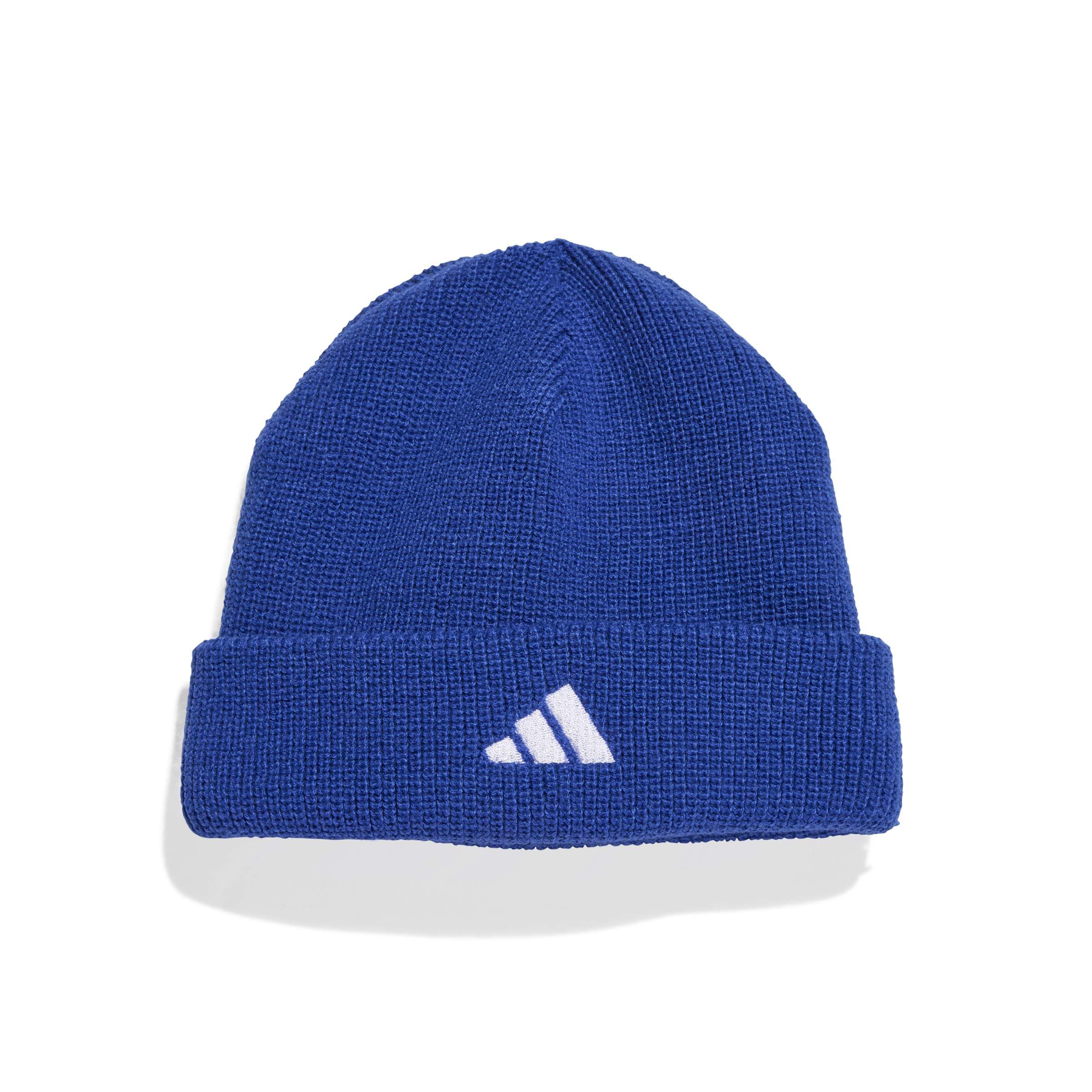 adidas Unisex Kids Little Kids 3 Stripes Beanie, Team Royal Blue, XS